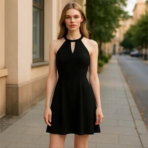 Scott McClintock Petites Sheer Sparkle Sleeveless Dress Size 6